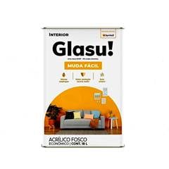 TINTA ACRILICA FOSCO MUDA FACIL 18L MARFIM LATA - GLASU