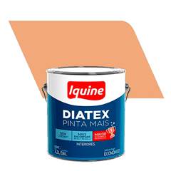 TINTA ACRÍLICA DIATEX PINTA MAIS 3,6 LITROS PÊSSEGO IQUINE / REF.50304201