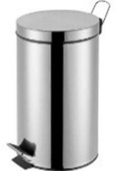 LIXEIRA INOX 12L 32,5X25X39CM - MOR