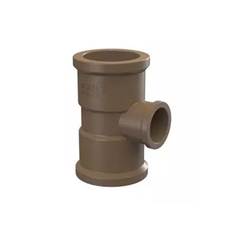 TE DE REDUÇÃO SOLDÁVEL PVC MARROM 50X40MM TIGRE