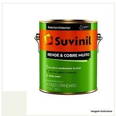 TINTA SUVINIL LÁTEX RENDE E COBRE MUITO FOSCO GALÃO 3,6L BRANCO GELO