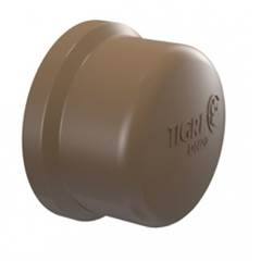 CAP SOLDÁVEL PVC MARROM 32MM TIGRE
