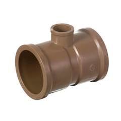 TE DE REDUÇÃO SOLDÁVEL PVC MARROM 110X60MM TIGRE