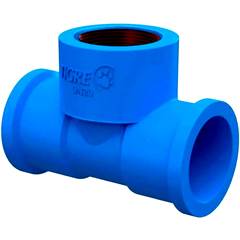 TE DE REDUÇÃO SOLDÁVEL COM ROSCA PVC MARROM 32MM X3/4 TIGRE