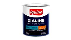 TINTA ESMALTE BRILHANTE 900ML DIALINE ANTIFERRUGEM PRETO - REF. 348205704 - IQUINE
