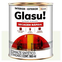 TINTA ESMALTE BASE SOLVENTE SECA RAPIDO BRANCO GELO 0,9L - GLASU
