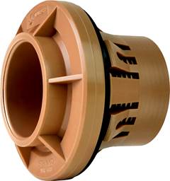 Adaptador Com Flange Roscável PVC Marrom 20 mm x 1.1/2 com Anel - Amanco
