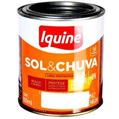 VERNIZ BRILHANTE 900ML SOL E CHUVA MOGNO - REF. 66109104 - IQUINE