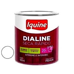 TINTA ESMALTADA ACETINADA 750ML DIALINE SECA RÁPIDO BRANCO NEVE IQUINE / REF. 144200283