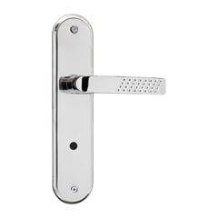 FECHADURA PARA BANHEIRO ALAVANCA ITALY CLASS 1320/12ZC CROMADA SILVANA / REF. 90740