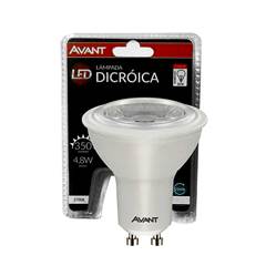 LÂMPADA LED DICRÓICA 48W LUZ BRANCA 6500K BIVOLT