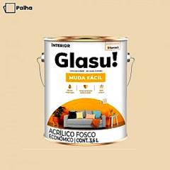 GLASU ACRILICO MUDA FACIL FOSCO ECONOMICO 3,6L PALHA (GALAO PLASTICO)