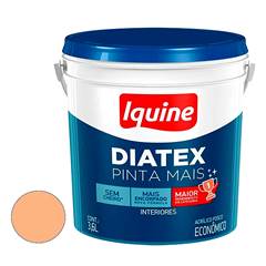 TINTA VINIL ACRÍLICA BALDE 15 LITROS DIATEX PÊSSEGO - REF. 50304226 - IQUINE