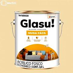 GLASU ACRILICO MUDA FACIL FOSCO ECONOMICO 3,6L MARFIM (GALAO PLASTICO)