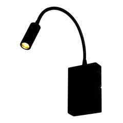 ARANDELA LED LETTURA 3W 2700K PRETO FOSCO - REF. 339015878 - AVANT
