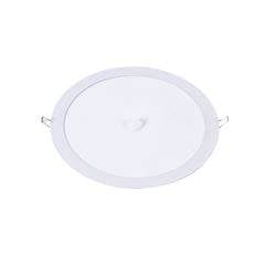 PAINEL LED EM ALUMÍNIO COM SENSOR REDONDO 18W DE EMBUTIR BIVOLT 6500K BRANCO AVANT / REF. 918011376