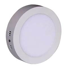 PAINEL PLAFON LED COM SENSOR 18W SOBREPOR REDONDO LUZ FRIO