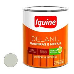TINTA ESMALTE BRILHANTE DELANIL MADEIRAS E METAIS 750ML BRANCO GELO IQUINE / REF. 195200383