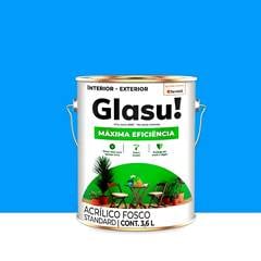 TINTA GLASU ACRÍLICA MÁXIMA EFICIÊNCIA FOSCO GALÃO 3,6L OCEANO