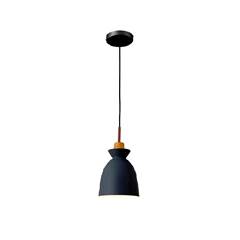 LUMINÁRIA PENDENTE NT-006C 1 BOCAL E-27 CINZA 5040 NITROLUX