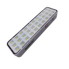LUMINÁRIA DE EMERGÊNCIA 30 LEDS 2W 100 A 240V 6500K 5023 NITROLUX