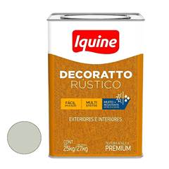 TEXTURIZA ACRÍLICA 25KG DECORATTO RÚSTICO BRANCO GELO IQUINE / REF. 46300305N