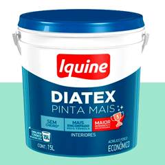 TINTA VINIL ACRÍLICA BALDE 15 LITROS DIATEX VERDE PISCINA - REF. 50308326 - IQUINE