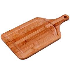 TÁBUA BAMBU COM CABO 38,5CM MOR