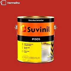 TINTA SUVINIL P/PISO 3,6L VERMELHO (GALAO PLASTICO)