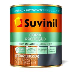 ESMALTE COR E PROTECAO BASE AGUA BRILHANTE 900ML TABACO