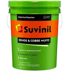 TINTA ACRÍLICA STANDARD 18L RENDE E COBRE MUITO BRANCO SUVINIL