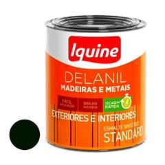 TINTA ESMALTE BRILHANTE DELANIL MADEIRAS E METAIS 750ML VERDE FOLHA IQUINE / REF. 195203483