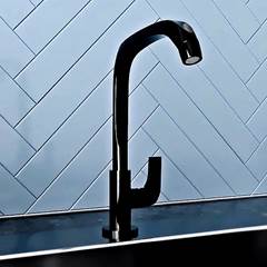 Torneira Mesa Cozinha 1167 F71 Preto Fosco Flatt - Lorenzetti