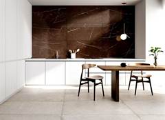 PISO CERAMICO POLIDO RETIFICADO TIPO A 80X80 VISCAYA MARRON CX1,90 POINTER