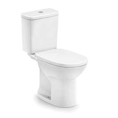 KIT BACIA COM CAIXA ACOPLADA ASSENTO E INSTALACOES 3 E 6 LITROS  ROUND BARNCO - ROCA