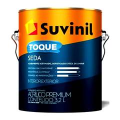 TINTA ACRILICA PREMIUM TOQUE SEDA ACETINADO BRANCO GL SUVINIL