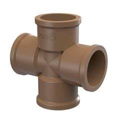 CRUZETA SOLDÁVEL EM PVC 50MM TIGRE / REF. 22090500
