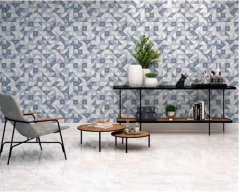 REVESTIMENTO 38X74,5 CLASSIC BLUE POLIDO RETIFICADO TIPO A - CEDASA