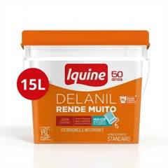 TINTA ACRÍLICA FOSCA DELANIL RENDE MUITO 15 LITROS CACOAL IQUINE