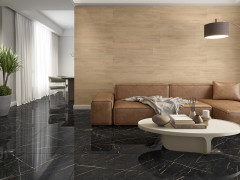 PISO CERAMICO ESMALTADO TIPO A 74X74 NERO CX2,22 LORENZZA