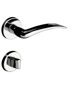 FECHADURA WC ALAVANCA ROSETA 691/80B CLASSIC ZAMAC CROMADO - REF. 54019223 - PADO