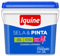 TINTA SELA & PINTA BRANCO NEVE 3,6L RETANGULAR - IQUINE