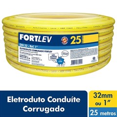 ELET CORRUG LEVE 32MM 25MT FORTLEV