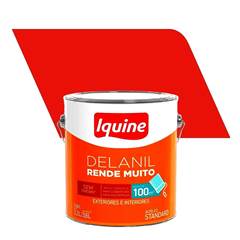 TINTA ACRÍLICA FOSCA DELANIL RENDE MUITO 3,6LITROS BOI GARANTIDO RETANGULAR IQUINE / REF. 70315501