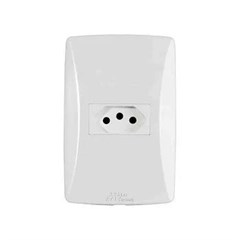 TOMADA 2P+T 10A HORIZ 39955 ON MECTRONIC