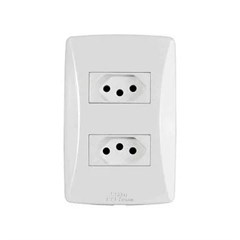 2 TOMADAS 2P+T 20A HORIZ 39963 ON MECTRONIC