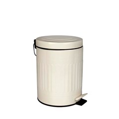 LIXEIRA RETRO BEGE 5L MOR