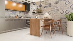 PISO CERAMICO BRILHANTE TIPO A 60X60 URBANA BRANCO CX2,53 POINTER