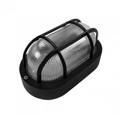 LUMINARIA TARTARUGA E27 40W PRETO 7054 ROMAZI