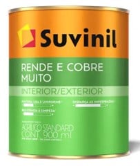 TINTA SUVINIL LÁTEX RENDE E COBRE MUITO FOSCO GALÃO 3,6L BRANCO GELO